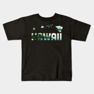 Hawaii state design / Hawaii lover / Hawaii gift idea / Hawaii present  / Hawaii home state Kids T-Shirt